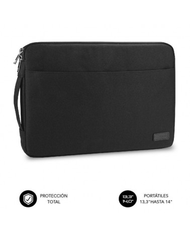 Funda subblim urban laptop sleeve para portátiles hasta 14'/ negra