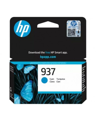 Cartucho de tinta original hp nº937/ cian
