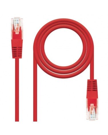 Cable de red rj45 utp nanocable 10.20.0400-l30 cat.6/ 30cm/ rojo
