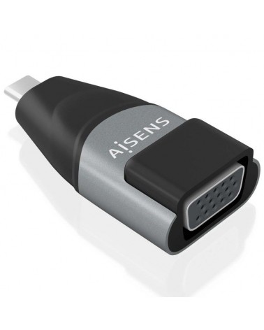 Adaptador usb tipo-c aisens a109-0863/ usb tipo-c macho/ vga hembra