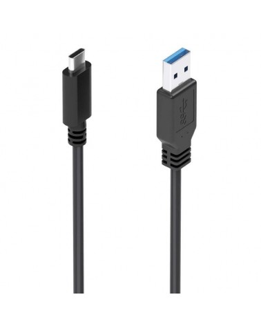 Cable usb 3.1 tipo-c aisens a107-0860/ usb tipo-c macho - usb macho/ 10gbps/ 2m/ negro