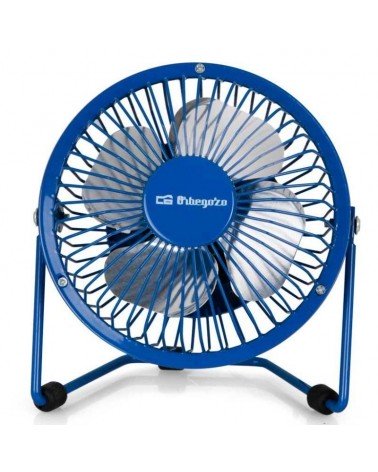 Mini ventilador usb orbegozo pw 1026/ azul