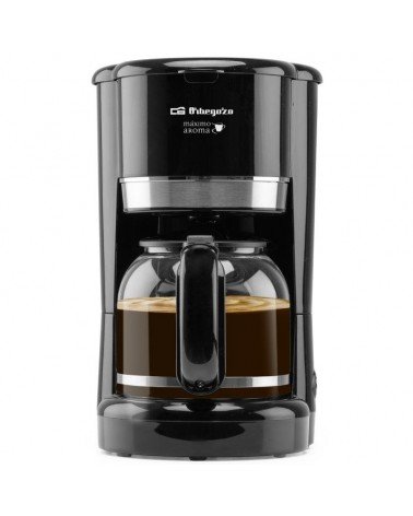 Cafetera de goteo orbegozo cg 4027 n/ 15 tazas/ negra