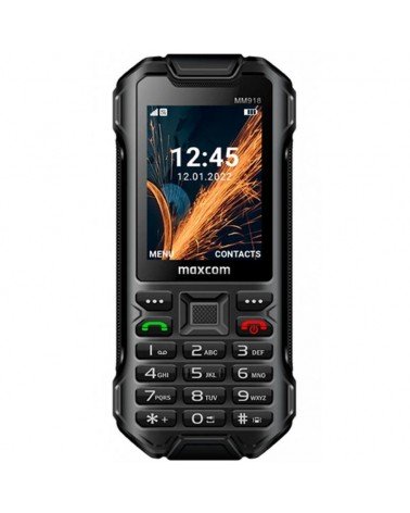 Teléfono móvil ruggerizado maxcom strong mm918 4g volte/ negro
