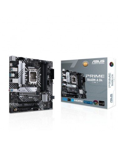 Placa base asus prime b660m-a d4-csm/ socket 1700/ micro atx
