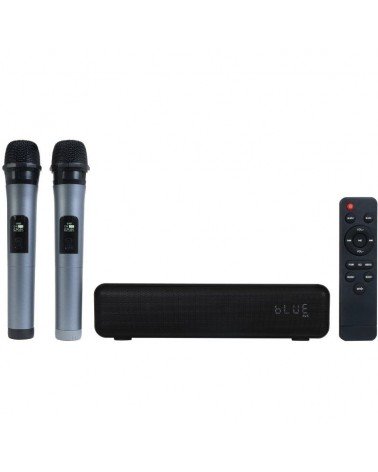 Barra de sonido con bluetooth fonestar sing-bar/ 30w/ 2.0/ negro