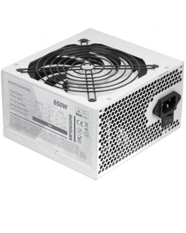 Fuente de alimentación mars gaming mpiii650w/ 650w/ ventilador 12cm