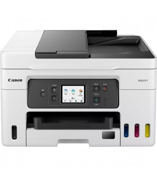 Multifunción recargable canon maxify gx4050 megatank wifi/ fax/ dúplex/ blanca