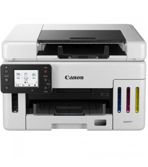 Multifunción recargable canon maxify gx6550 megatank wifi/ dúplex/ blanca