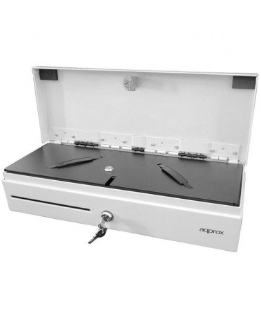 Cajón portamonedas approx appcash02fliptopwh/ manual y automático/ blanco