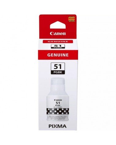Botella de tinta original canon gi-51/ negra