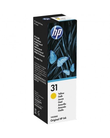 Botella de tinta original hp nº31/ amarillo