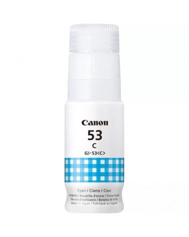 Botella de tinta original canon gi-53/ cian