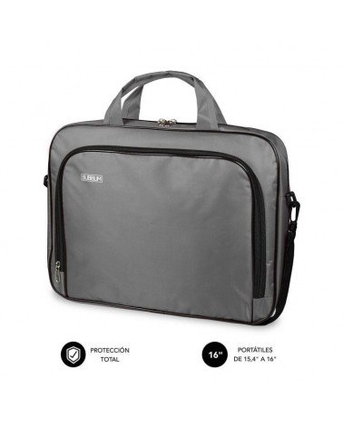 Maletín subblim oxford para portátiles hasta 16'/ gris