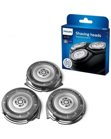 Cabezal de reemplazo para afeitadora eléctrica philips series 3000 y 1000/ pack 3