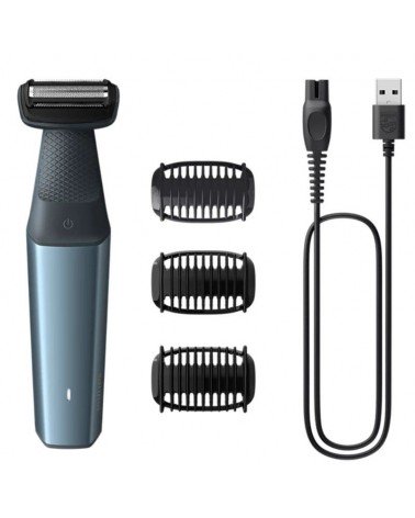 Afeitadora philips bodygroom series 3000 bg3027/ con batería/ 3 accesorios