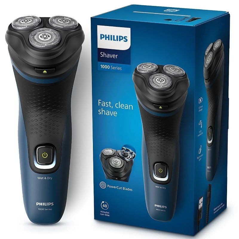 Afeitadora philips wet and dry s1151/ con batería/ con cable