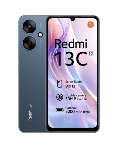 Smartphone xiaomi redmi 13c 4gb/ 128gb/ 6.74'/ 5g/ azul