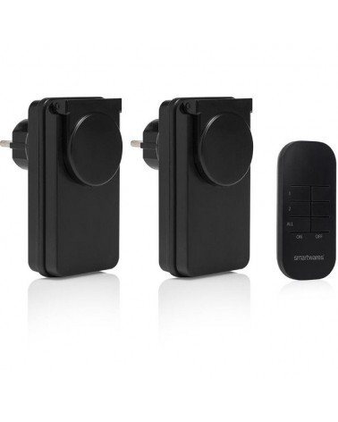 Set de interruptores para exterior smartwares sh4-99654/ negros