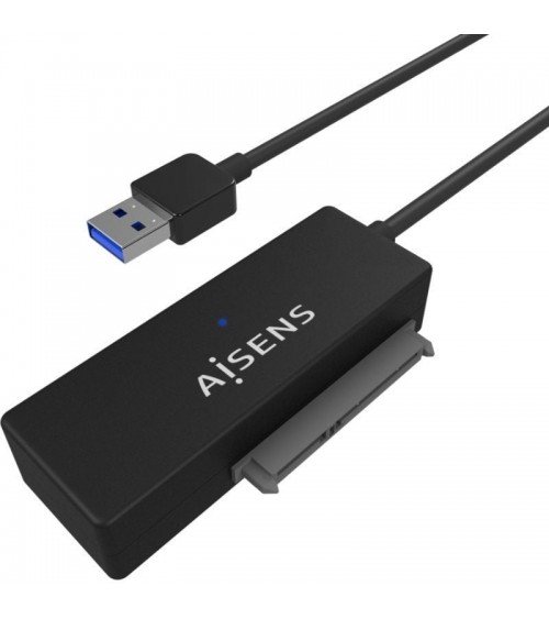 Adaptador para discos duros 2.5'/3.5' aisens ase-35a01b/ usb 3.0 - sata/ con alimentador
