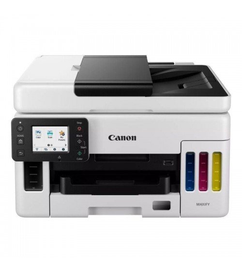 Multifunción recargable canon maxify gx6050 megatank wifi/ dúplex/ blanca