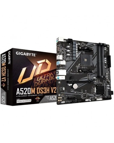 Placa base gigabyte a520m ds3h v2 socket am4/ micro atx