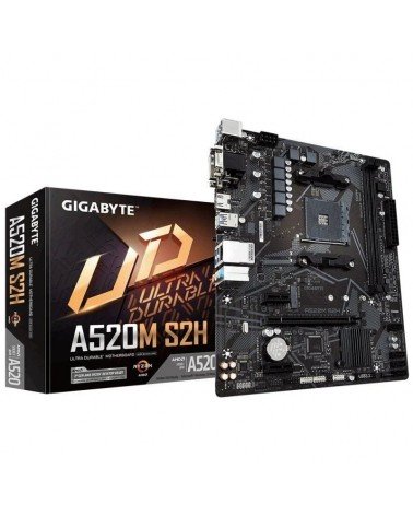 Placa base gigabyte a520m s2h socket am4/ micro atx