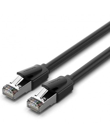 Cable de red rj45 sftp vention ikkbg cat.8/ 1.5m/ negro