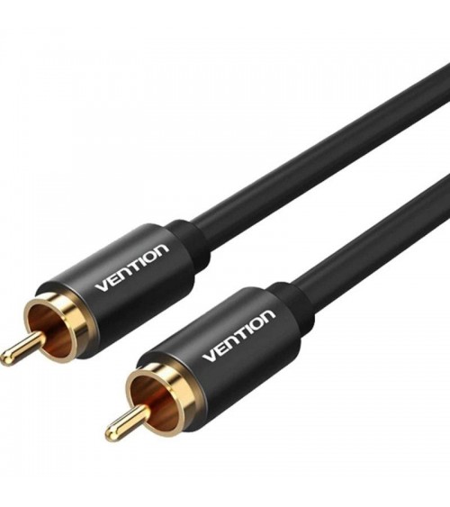 Cable estéreo vention vab-r09-b150/ rca macho - rca macho/ 1.5m/ negro