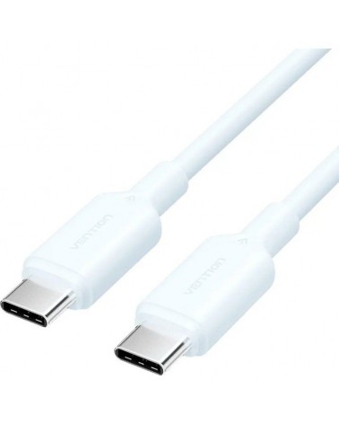 Cable usb 2.0 tipo-c 3a vention trcsh/ usb tipo-c macho - usb tipo-c macho/ hasta 60w/ 480mbps/ 2m/ azul