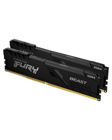 Memoria ram kingston fury beast 2 x 16gb/ ddr4/ 3600mhz/ 1.35v/ cl18/ dimm