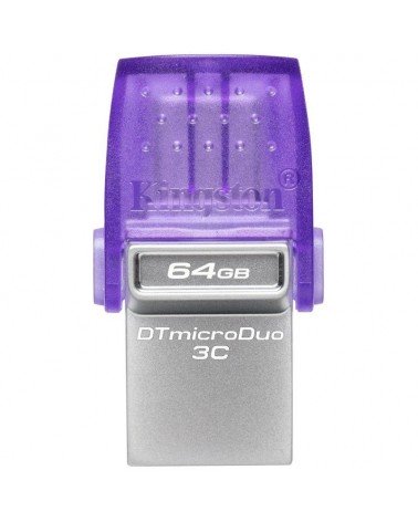 Pendrive 64gb kingston datatraveler microduo 3c usb 3.2