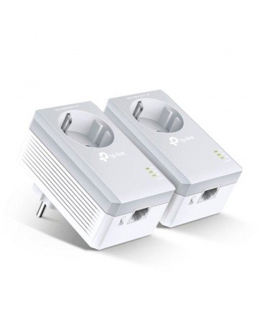 Adaptador powerline tplink tl-pa4010p kit 600mbps/ alcance 300m/ pack de 2