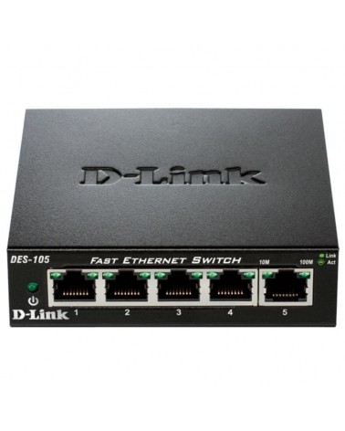 Switch d-link des-105 5 puertos/ rj-45 10/100