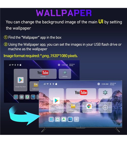 Android 12.0 TV Box, H96 MAX W2 Amlogic S905W2 Quad Core 4GB ROM 64GB RAM Dual WiFi 2.4G / 5.8G BT4.2 4K AV1 Home Smart Media Pl