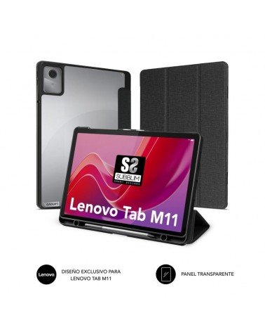 Funda subblim clear shock case cst-5sc130 para tablet lenovo m11 de 11'/ negra