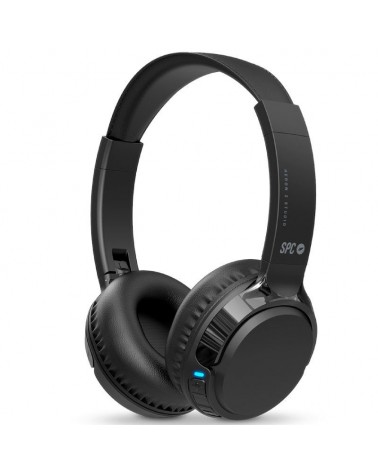Auriculares inalámbricos spc heron 2 studio/ con micrófono/ bluetooth/ negros