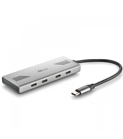 Hub usb tipo-c ngs wonder4-c/ 4xusb tipo-c