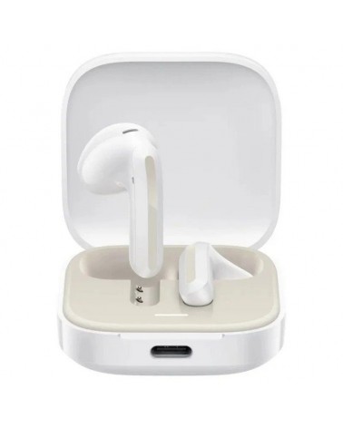 Auriculares bluetooth xiaomi redmi buds 6 active con estuche de carga/ autonomía 6h/ blanco