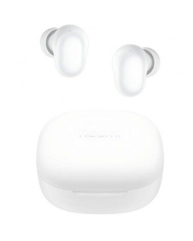 Auriculares bluetooth xiaomi redmi buds 6 play con estuche de carga/ autonomía 7h/ blanco