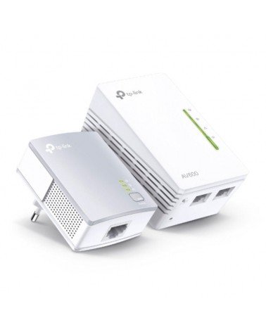 Adaptador powerline tplink wpa4221kit 600mbps/ alcance 300m/ pack de 2