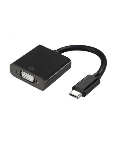 Cable conversor usb tipo-c aisens a109-0347/ usb tipo-c - vga hembra