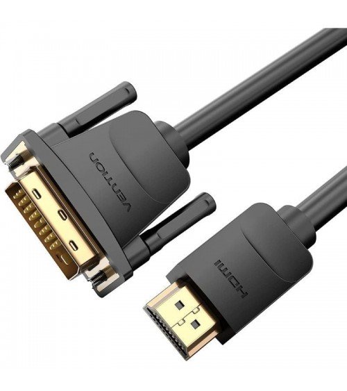 Cable conversor vention abfbg/ dvi-d macho - hdmi macho/ 1.5m/ negro