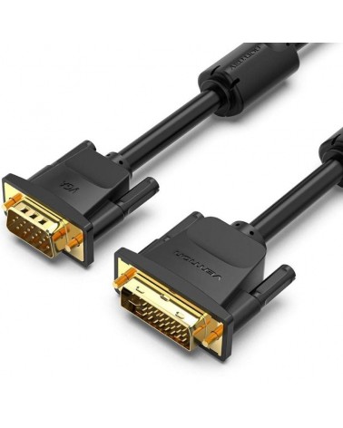 Cable conversor vention eacbi/ dvi macho - vga macho/ 3m/ negro