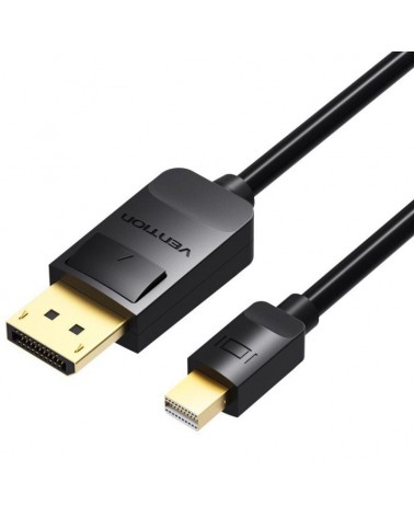 Cable conversor vention haabh/ mini displayport macho - displayport macho/ 2m/ negro