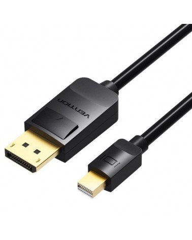 Cable conversor vention haabi/ mini displayport macho - displayport macho/ 3m/ negro