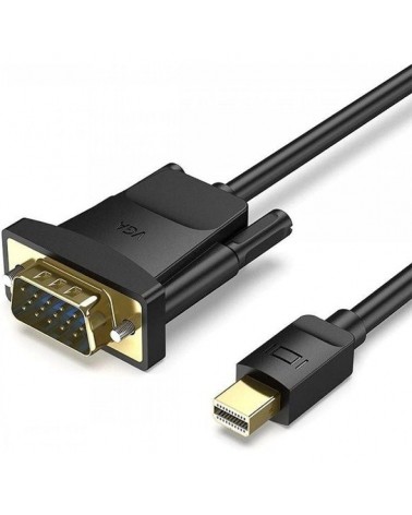 Cable conversor vention hfdbf/ mini displayport macho - vga hembra/ 1m/ negro