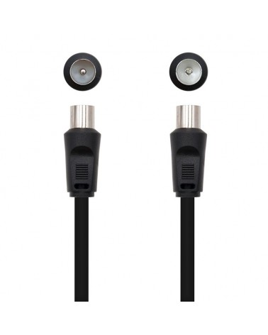 Cable de antena tv nanocable 10.26.0202/ 3c-2v macho - 3c-2v hembra