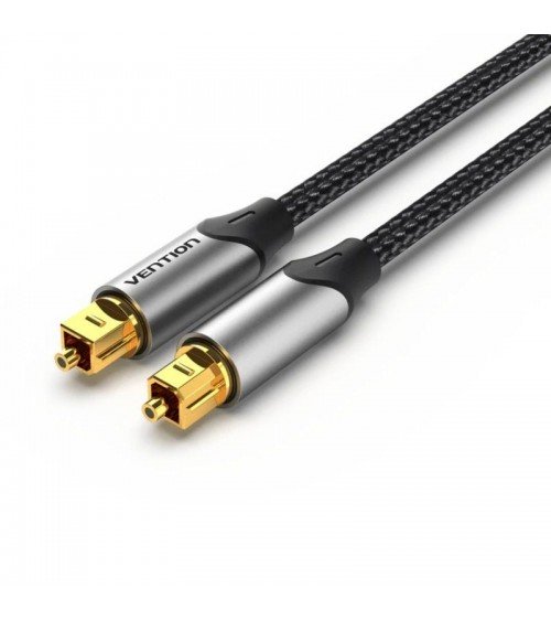 Cable de audio de fibra óptica vention bavhf/ 1m/ gris