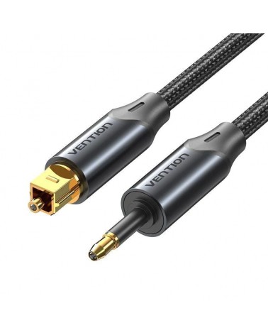 Cable de audio de fibra óptica vention bkcbf/ 1m/ negro